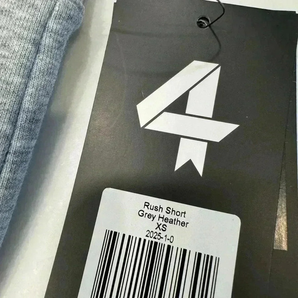 (2) Fourlaps rush athletic shorts. 1-yellow 1-gray. Size XS NWT - Picture 3 of 12